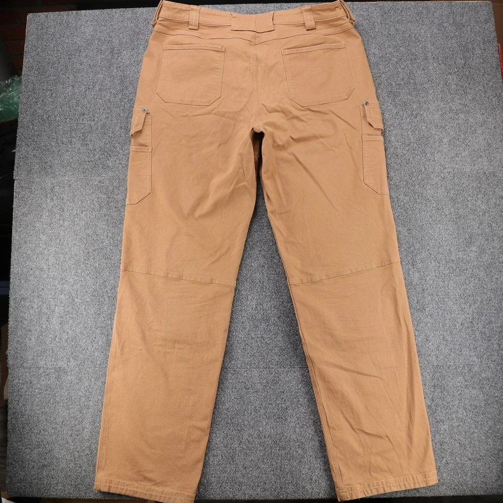 Duluth Trading Co Flex Fire Hose Mens Work Cargo Pants Brown 40x36